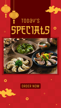 Chinese Cuisine Facebook Story Design