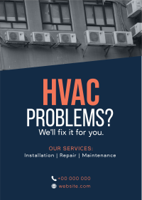 Serving You Excellent HVAC Service Flyer Image Preview