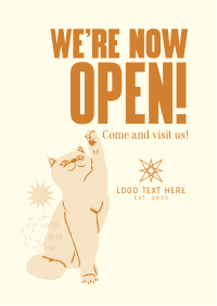 Our Vet Clinic is Now Open Flyer Image Preview