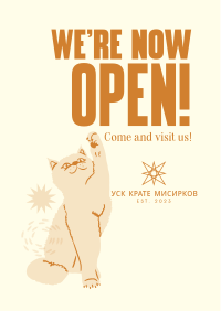 Our Vet Clinic is Now Open Flyer Image Preview