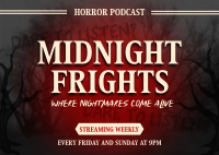 Horror Podcast Postcard Image Preview