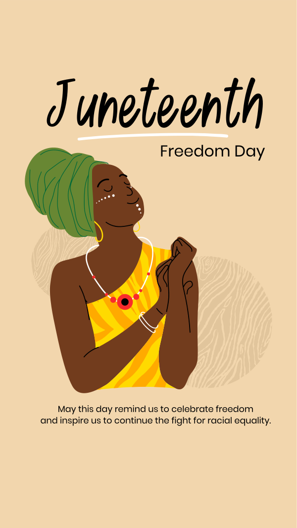 African Lady Instagram Story Design Image Preview