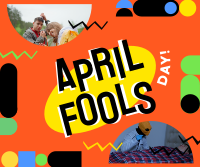 Vivid April Fools Facebook Post Design