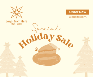 Special Holiday Cake Sale Facebook post Image Preview