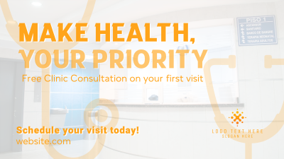 Clinic Medical Consultation Facebook event cover Image Preview