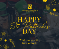 Shamrock Saint Patrick Facebook post Image Preview