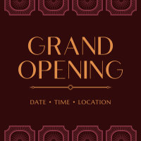 Vintage Grand Opening Instagram post Image Preview