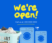 Laundry Opening Facebook Post Design