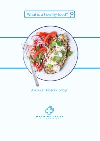 Ask Your Dietitian Flyer Design
