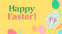 Eggs and Flowers Easter Greeting Video Preview