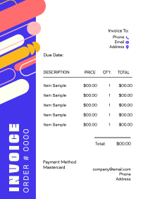 Geometric Corporate Generic Invoice Design