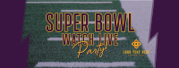 Super Bowl Live Facebook Cover Design