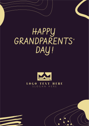 Happy Grandparents' Day Abstract Poster Image Preview
