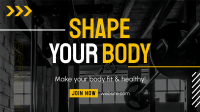 Shape Your Body Facebook Event Cover Design