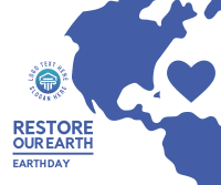 Earth Day Facebook Post Design