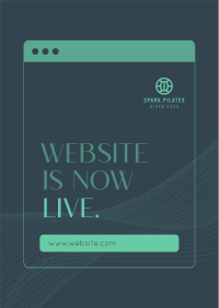 Website Now Live Poster Image Preview