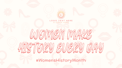Women Make History Facebook event cover Image Preview