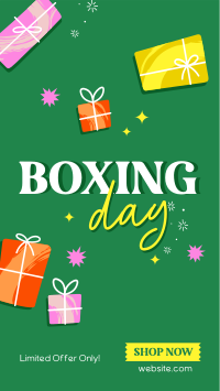 Playful Boxing Day Instagram reel Image Preview
