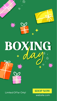 Playful Boxing Day Instagram Reel Design