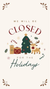 Closed for the Holidays Instagram Reel Design