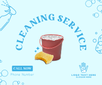 Professional Cleaning Facebook Post Design