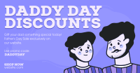 Daddy Day Discounts Facebook Ad Design