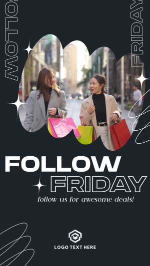Awesome Follow Us Friday Instagram story Image Preview