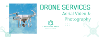 Drone Aerial Camera Facebook cover Image Preview