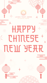 Chinese New Year Lanterns TikTok Video Design