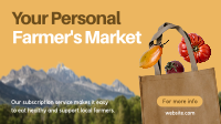 Organic Produce Delivery Minimalist Animation Preview