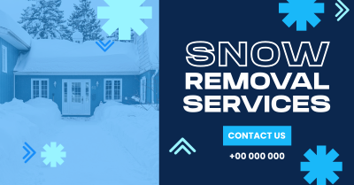 Snowy Snow Removal Facebook ad Image Preview