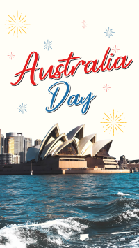 Happy Australia Day Facebook Story Design