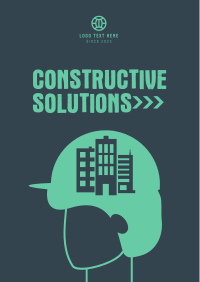 Construction Services Poster Design