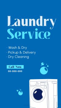 Laundry Service Facebook Story Image Preview