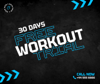 30 Days Workout Facebook post Image Preview