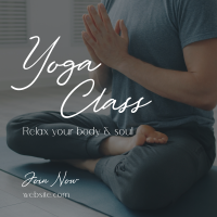 Join Yoga Class Instagram Post Design