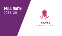 Purple Squid Business Card Image Preview