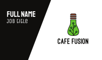 Green Eco Bulb Business Card Image Preview