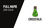 Green Eco Bulb Business Card Image Preview