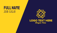 Decorative Star Lettermark Business Card Image Preview