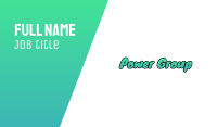 Summer Wordmark Business Card Image Preview