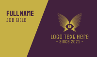 Golden Eye Wings Business Card Preview