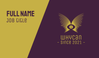 Golden Eye Wings Business Card Image Preview