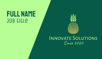 Simple Geometric Pineapple Business Card Image Preview