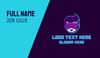 Gaming Boy Console Business Card Image Preview