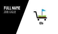 Golf Cart Flag Business Card Image Preview