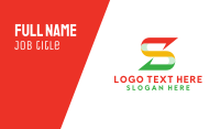 Colorful Arrow S Business Card Image Preview