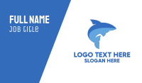 Big Blue Fish Business Card Image Preview