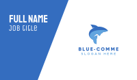 Big Blue Fish Business Card Image Preview
