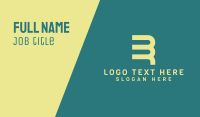 B & R Monogram Business Card Design